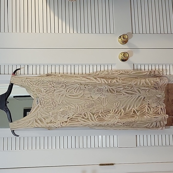 EUC In Phase Fashion Champagne Evening Dress - Picture 4 of 10